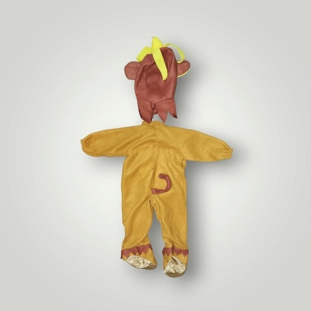 Monkey See Monkey Do  0-6 months costume Romper and Head Piece